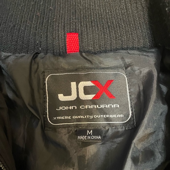 JCX Women’s Winter Down Black Coat With Detachable Hood Size Medium John Caruana - Picture 7 of 16